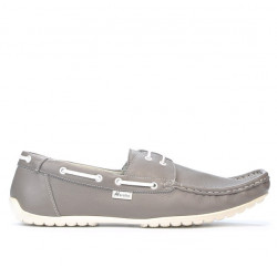 Mocassini uomo 778 grigio+bianco