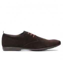 Scarpe casual uomo 794 caffè velluto