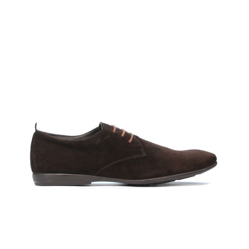 Scarpe casual uomo 794 caffè velluto