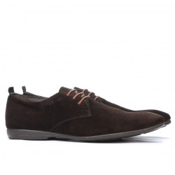 Scarpe casual uomo 794 caffè velluto