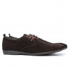 Scarpe casual uomo 794 caffè velluto