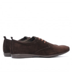 Scarpe casual uomo 794 caffè velluto