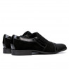 Scarpe eleganti 796 nero velluto combinato