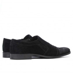 Scarpe eleganti uomo 796m nero velluto