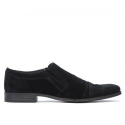 Scarpe eleganti uomo 796m nero velluto