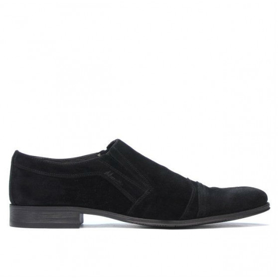 Scarpe eleganti uomo 796m nero velluto