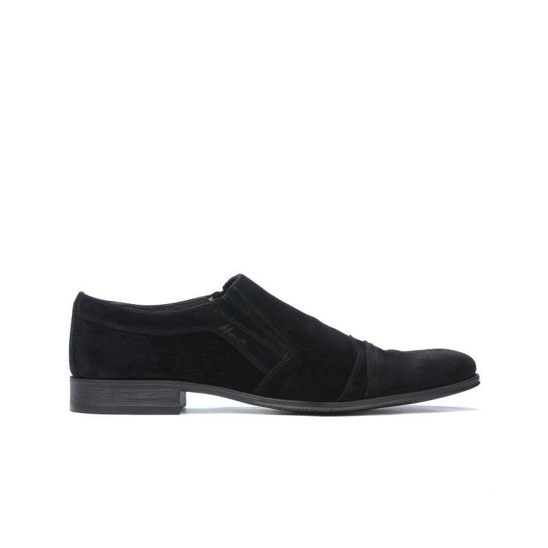 Scarpe eleganti uomo 796m nero velluto