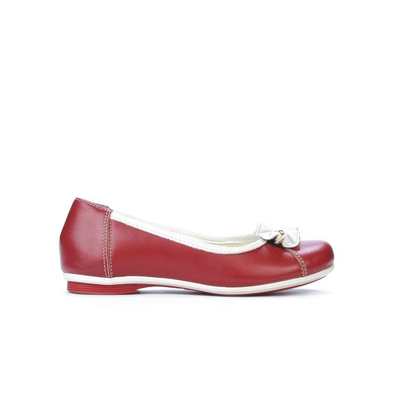 Scarpe bambini 129 rosso+bianco