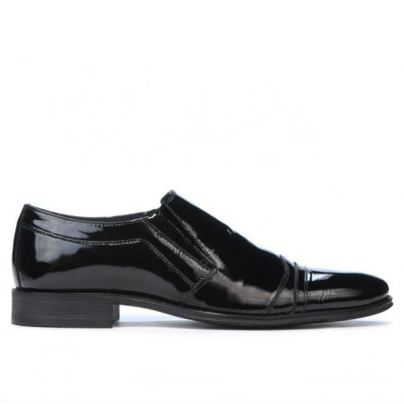 Scarpe eleganti adolescenti 389 vernice nera