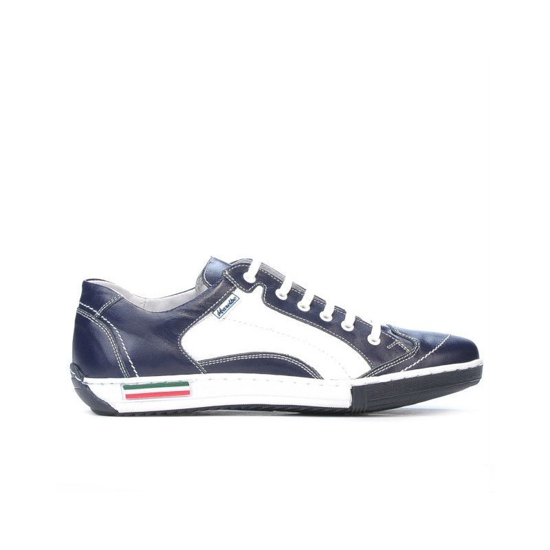 Scarpe sportive adolescenti 307 indaco+bianco