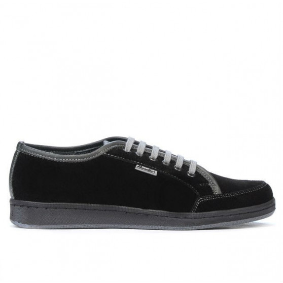 Scarpe sportive adolescenti 312 nero velluto