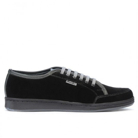 Scarpe sportive adolescenti 312 nero velluto