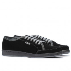 Scarpe sportive adolescenti 312 nero velluto