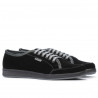 Scarpe sportive adolescenti 312 nero velluto