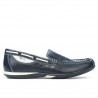 Mocassini uomo 719 crepe indaco+bianco