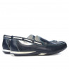 Mocassini uomo 719 crepe indaco+bianco