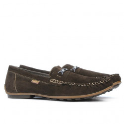 Mocassini uomo 737 caffè velour