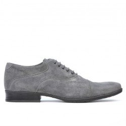 Scarpe casual / eleganti uomo 738 grigio velluto