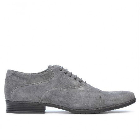 Scarpe casual / eleganti uomo 738 grigio velluto