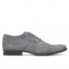 Scarpe casual / eleganti uomo 738 grigio velluto
