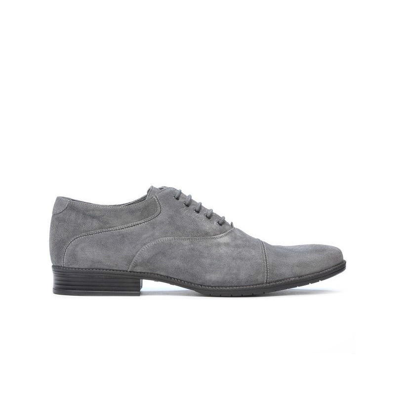 Scarpe casual / eleganti uomo 738 grigio velluto
