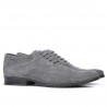 Scarpe casual / eleganti uomo 738 grigio velluto