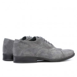 Scarpe casual / eleganti uomo 738 grigio velluto