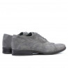 Scarpe casual / eleganti uomo 738 grigio velluto