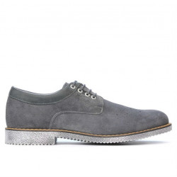 Scarpe casual uomo 739 antracite velluto