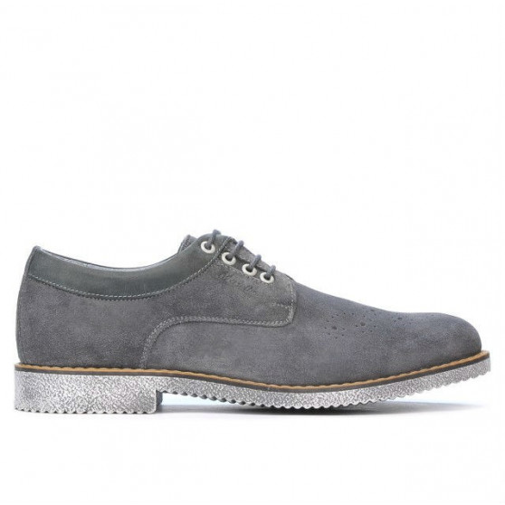 Scarpe casual uomo 739 antracite velluto