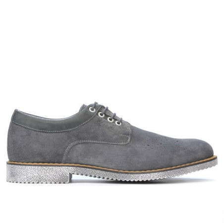 Scarpe casual uomo 739 antracite velluto