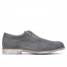 Scarpe casual uomo 739 antracite velluto