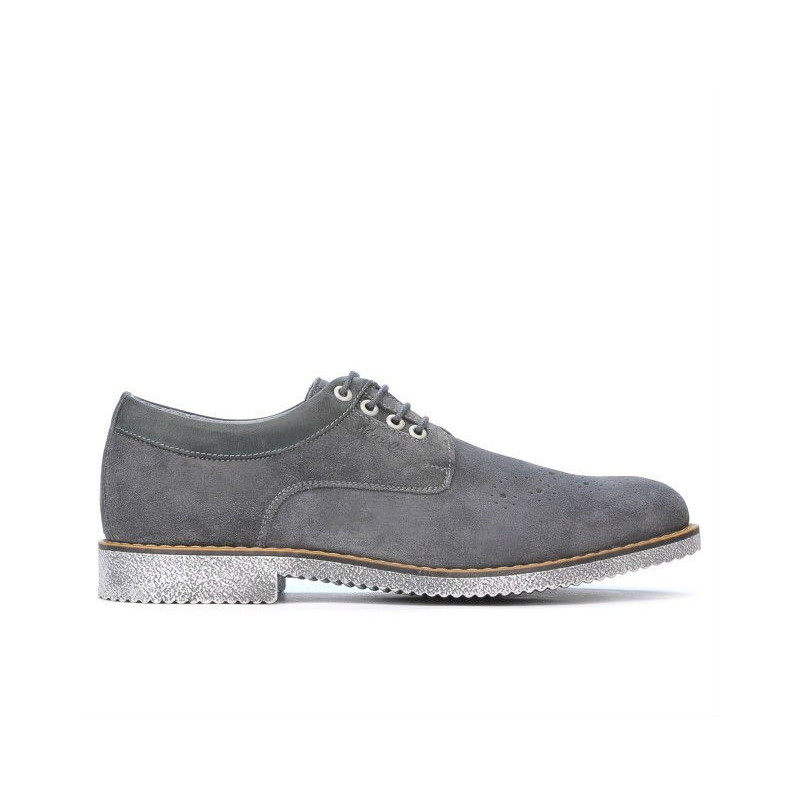 Scarpe casual uomo 739 antracite velluto