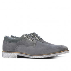 Scarpe casual uomo 739 antracite velluto