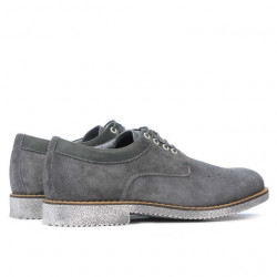 Scarpe casual uomo 739 antracite velluto