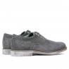Scarpe casual uomo 739 antracite velluto