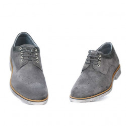 Scarpe casual uomo 739 antracite velluto