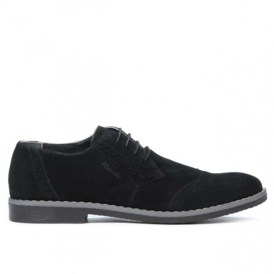 Scarpe casual / eleganti uomo 746 nero velluto