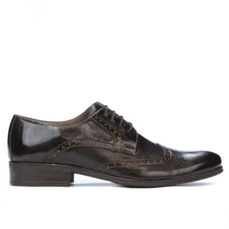 Scarpe casual uomo 783 vernice marrone