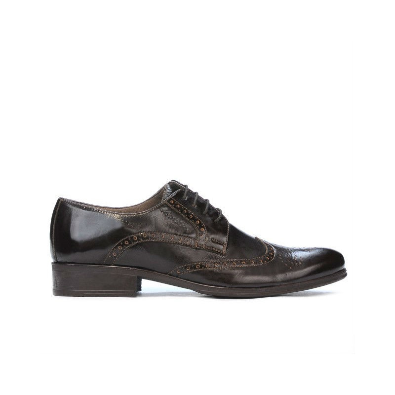 Scarpe casual uomo 783 vernice marrone