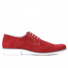 Scarpe casual uomo 783 rosso velour