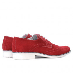 Scarpe casual uomo 783 rosso velour