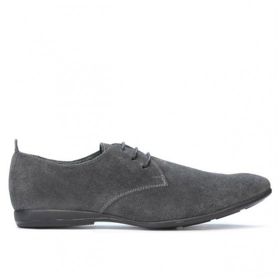 Scarpe casual uomo 794 antracite velluto