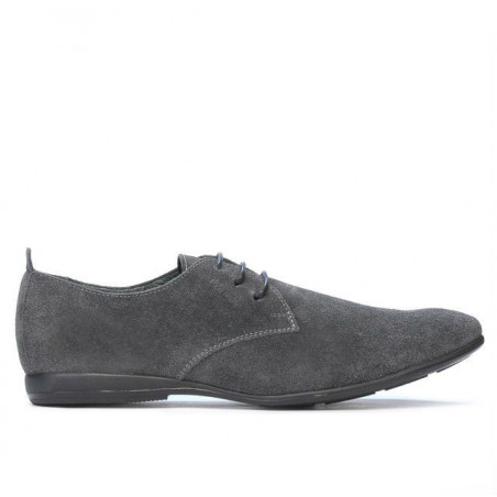 Scarpe casual uomo 794 antracite velluto