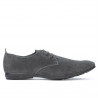 Scarpe casual uomo 794 antracite velluto