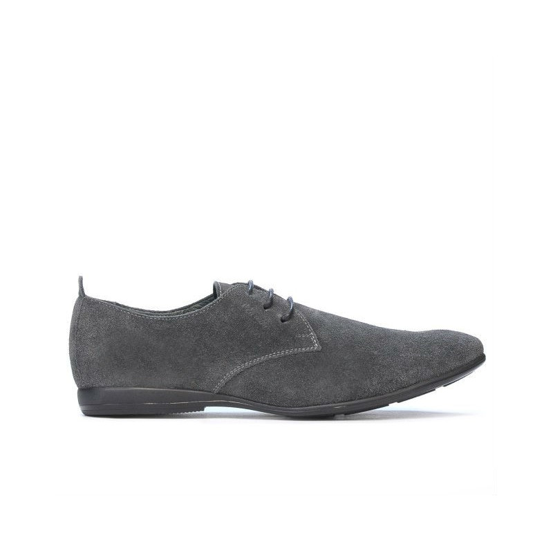 Scarpe casual uomo 794 antracite velluto