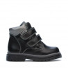 Stivaletti bambini piccoli 37c nero+argento