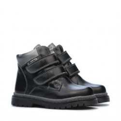 Stivaletti bambini piccoli 37c nero+argento