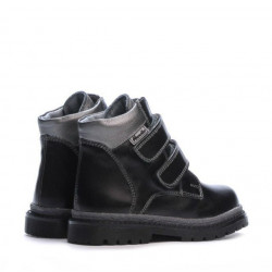 Stivaletti bambini piccoli 37c nero+argento