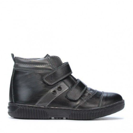 Stivali bambini 3207-1 nero+grigio